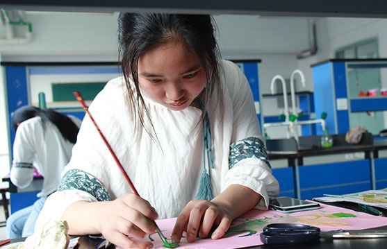 葉脈還能變書簽？衢州學院化學實驗室也有“詩情畫意”